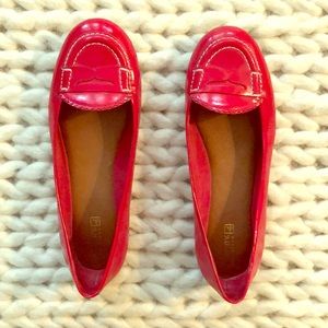 Speedy Top-Sider patent leather loafers - size 7
